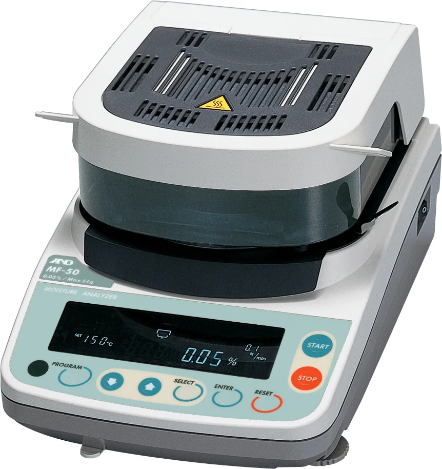 A&D MX Series halogen moisture analyzer — Moisture Analyzers product category